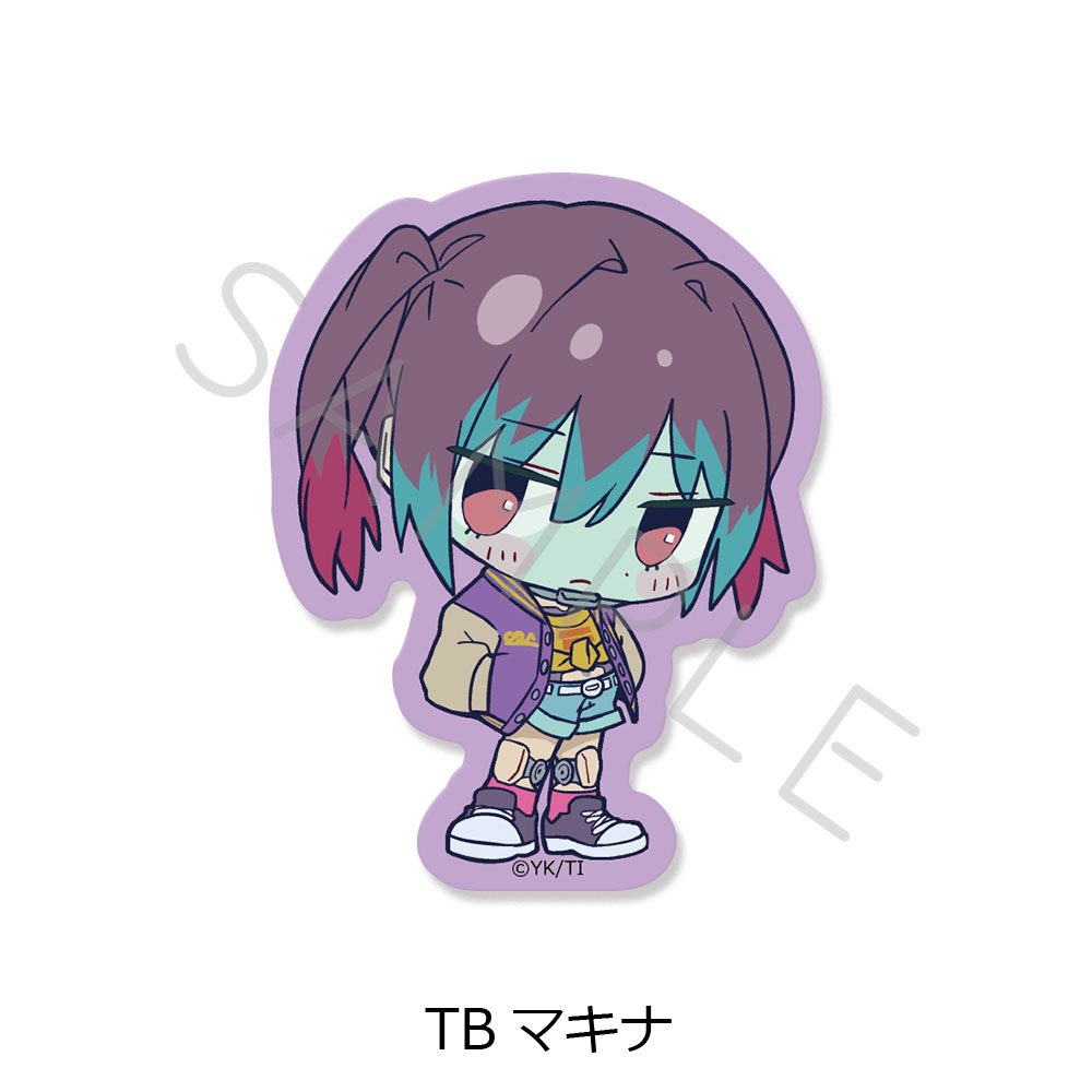 銀河特急 ミルキー☆サブウェイ クリアカードステッカー ちぽっけ TB マキナ ("MILKY SUBWAY THE GALACTIC LIMITED EXPRESS" Clear Card Sticker Chipokke TB Makina)