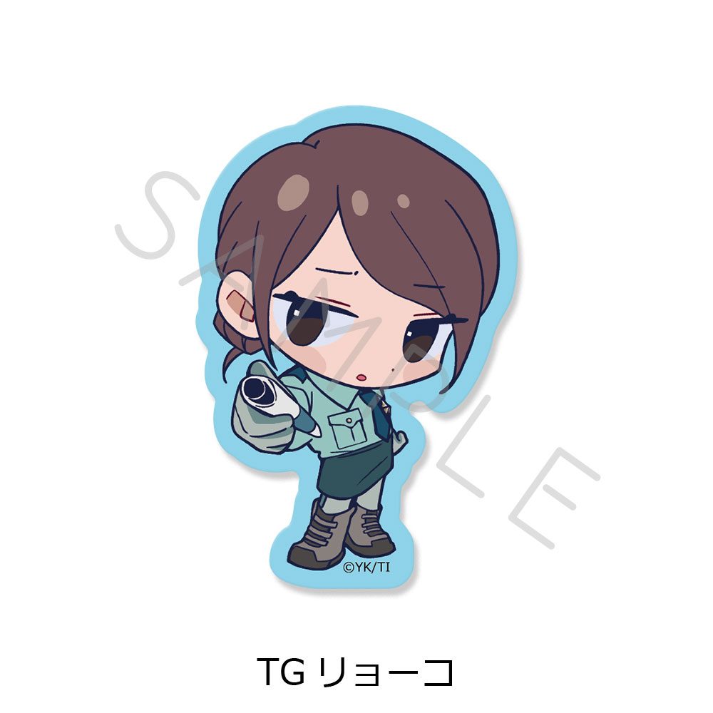 銀河特急 ミルキー☆サブウェイ クリアカードステッカー ちぽっけ TG リョーコ ("MILKY SUBWAY THE GALACTIC LIMITED EXPRESS" Clear Card Sticker Chipokke TG Ryoko)