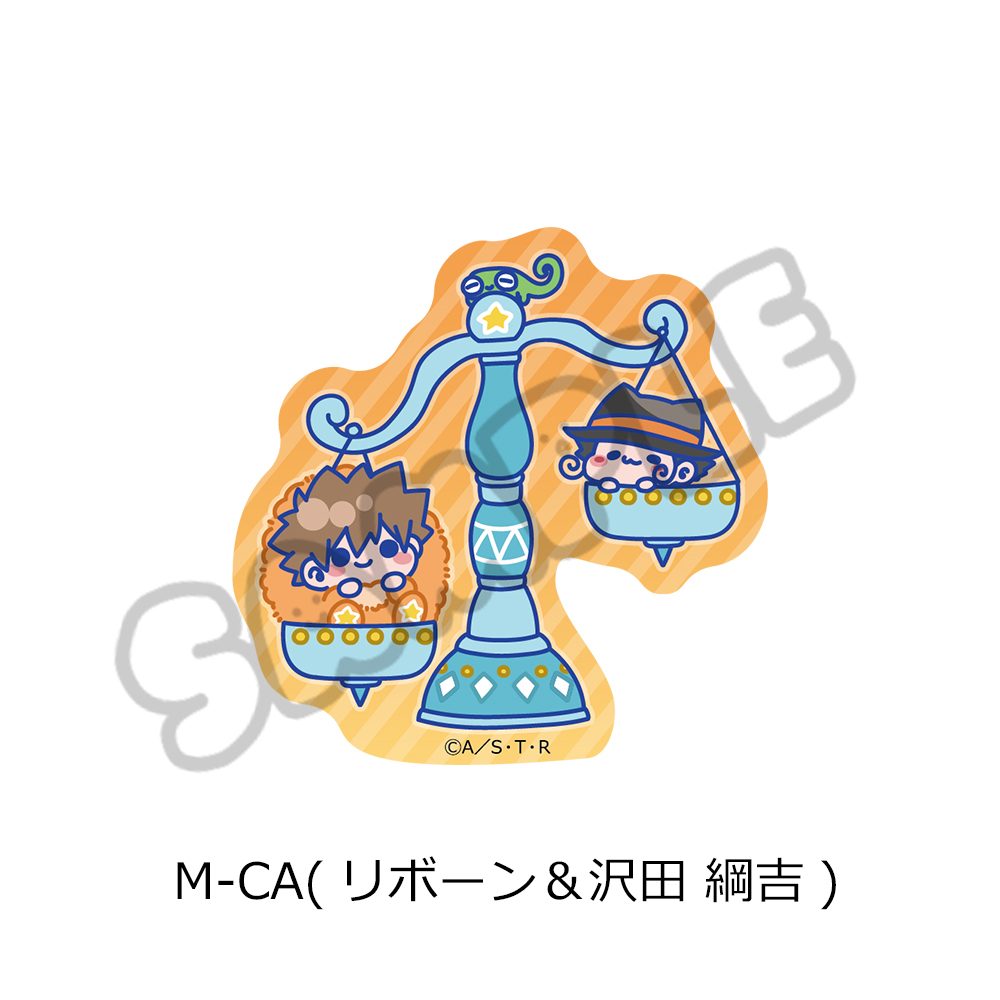 家庭教師ヒットマンREBORN! 第5弾 クリアステッカー M-CA リボーン&沢田綱吉 ("Reborn!" Vol. 5 Clear Sticker M-CA Reborn & Sawada Tsunayoshi)
