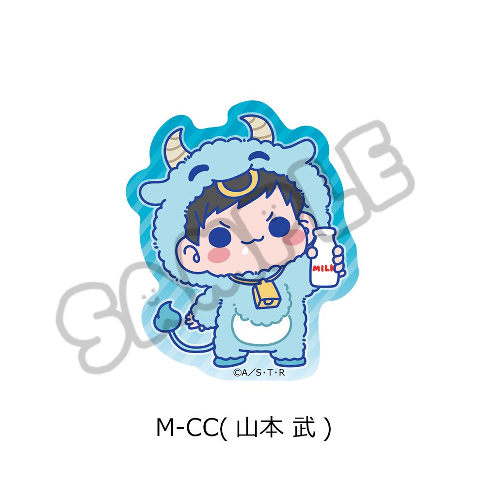 家庭教師ヒットマンREBORN! 第5弾 クリアステッカー M-CC 山本武 ("Reborn!" Vol. 5 Clear Sticker M-CC Yamamoto Takeshi)