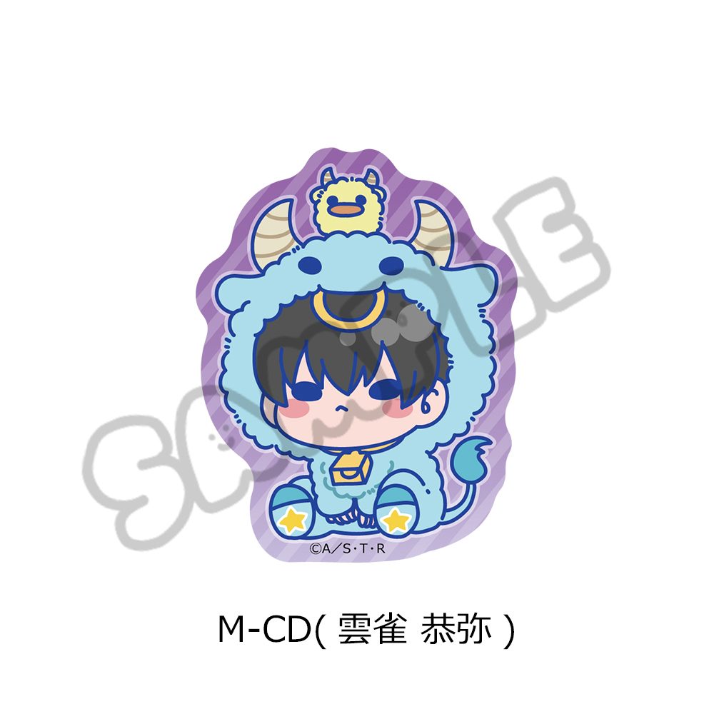 家庭教師ヒットマンREBORN! 第5弾 クリアステッカー M-CD 雲雀恭弥 ("Reborn!" Vol. 5 Clear Sticker M-CD Hibari Kyoya)
