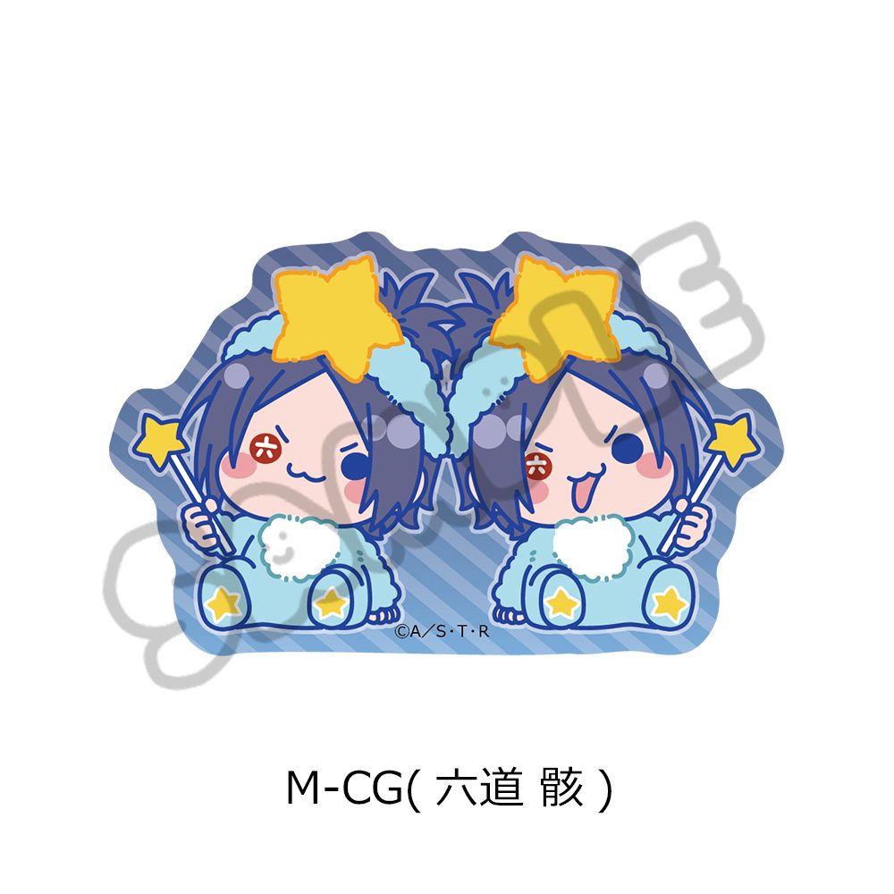 家庭教師ヒットマンREBORN! 第5弾 クリアステッカー M-CG 六道骸 ("Reborn!" Vol. 5 Clear Sticker M-CG Rokudo Mukuro)