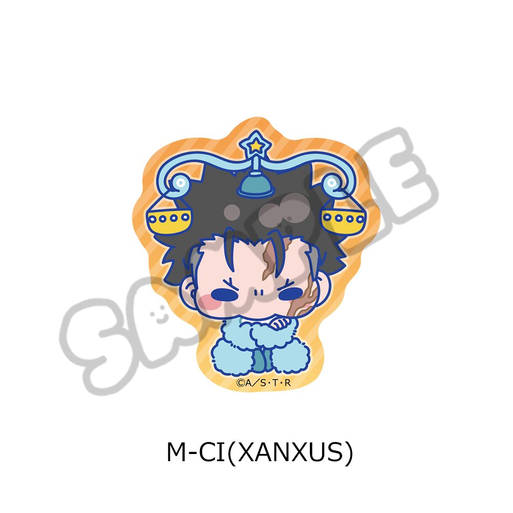 家庭教師ヒットマンREBORN! 第5弾 クリアステッカー M-CI XANXUS ("Reborn!" Vol. 5 Clear Sticker M-CI XANXUS)