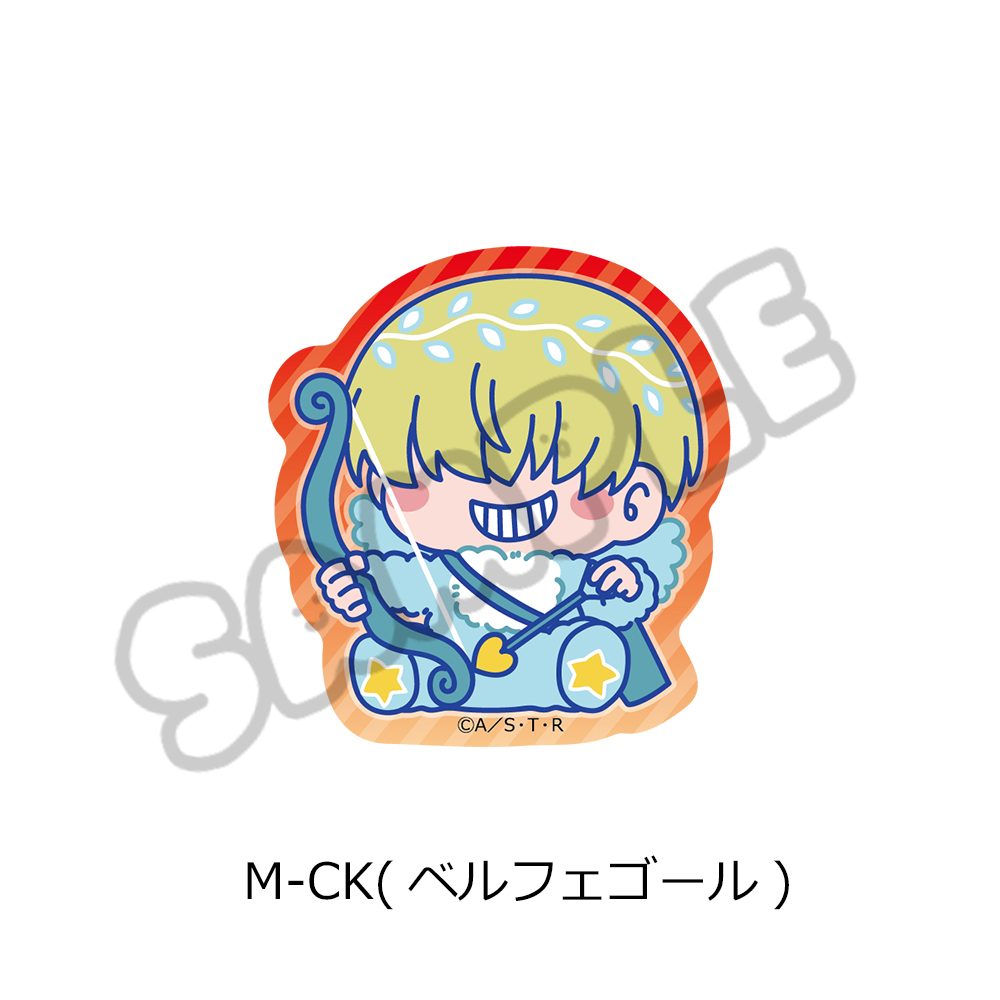 家庭教師ヒットマンREBORN! 第5弾 クリアステッカー M-CK ベルフェゴール ("Reborn!" Vol. 5 Clear Sticker M-CK Belphegor)