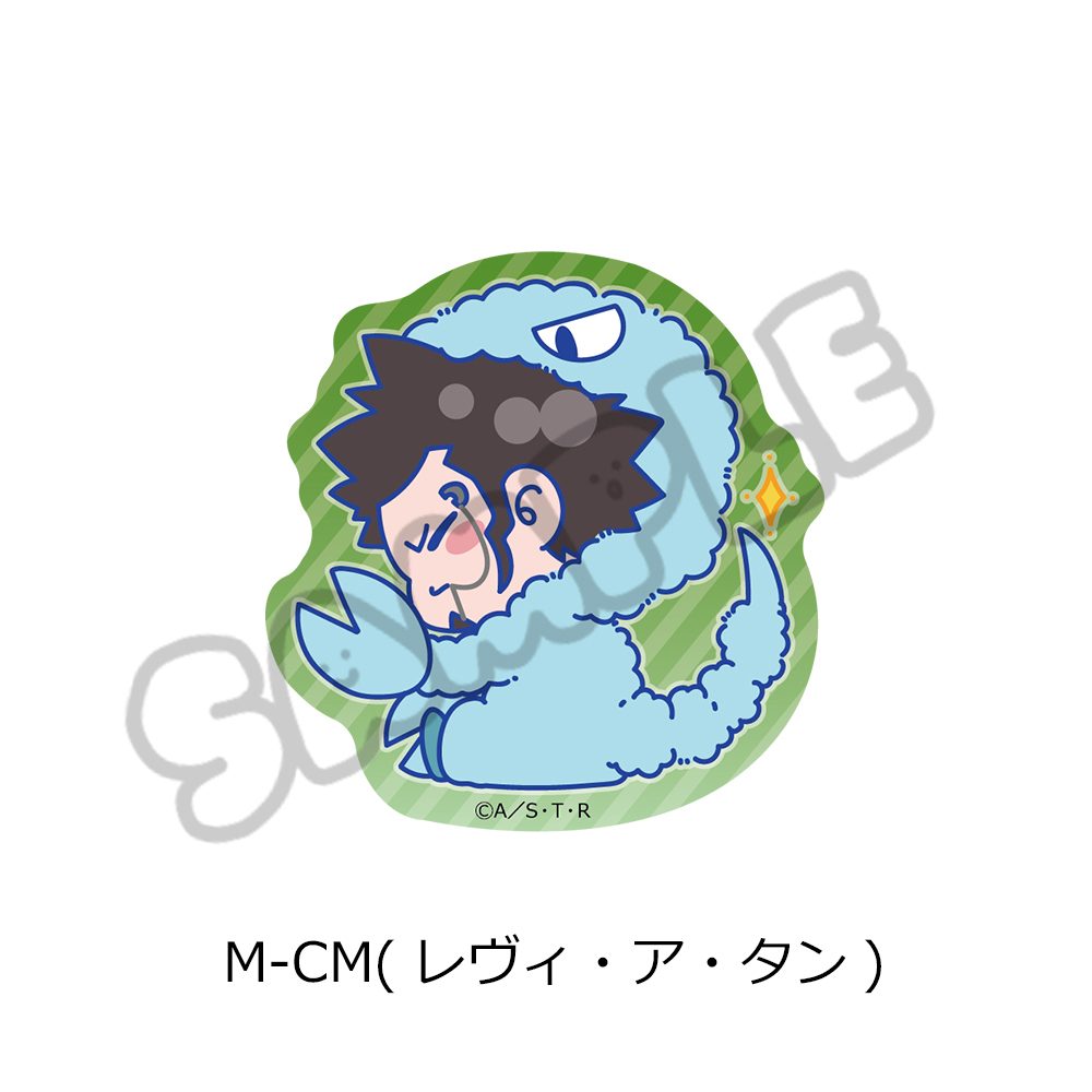家庭教師ヒットマンREBORN! 第5弾 クリアステッカー M-CM レヴィ・ア・タン ("Reborn!" Vol. 5 Clear Sticker M-CM Levi A Than)