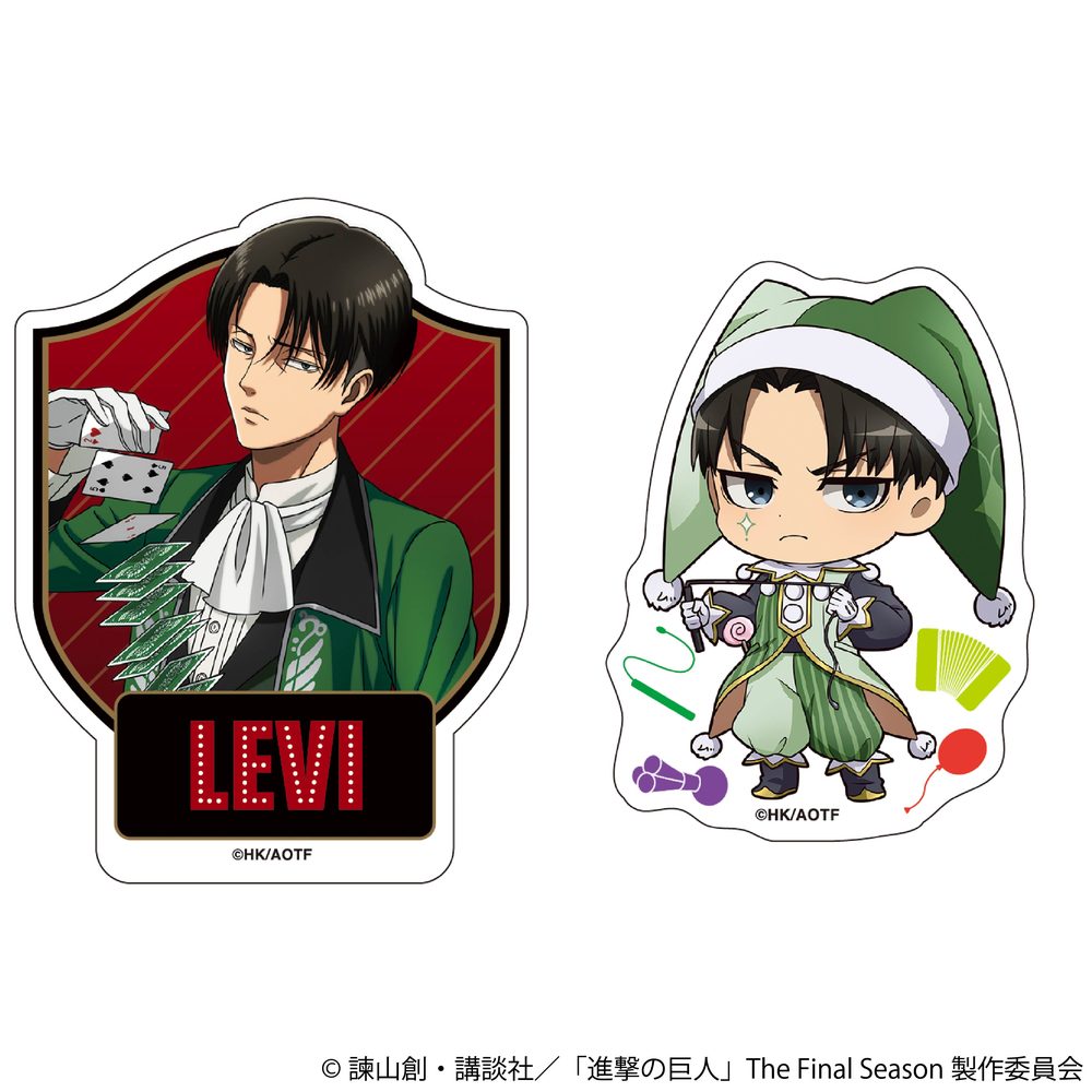進撃の巨人 ステッカーセット リヴァイ ("Attack on Titan" Sticker Set Levi)