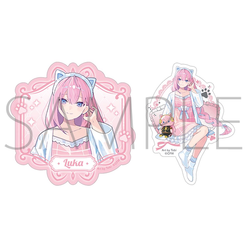 初音ミクシリーズ withCAT ステッカーセット 巡音ルカ (Hatsune Miku Series withCAT Sticker Set Megurine Luka)