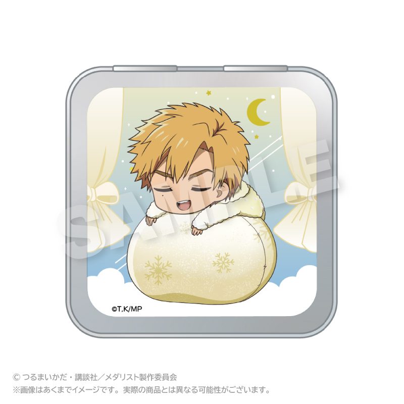 メダリスト ふわみんコレクション缶ケース 明浦路司 ("Medalist" Fuwamin Collection Can Case Akeuraji Tsukasa)