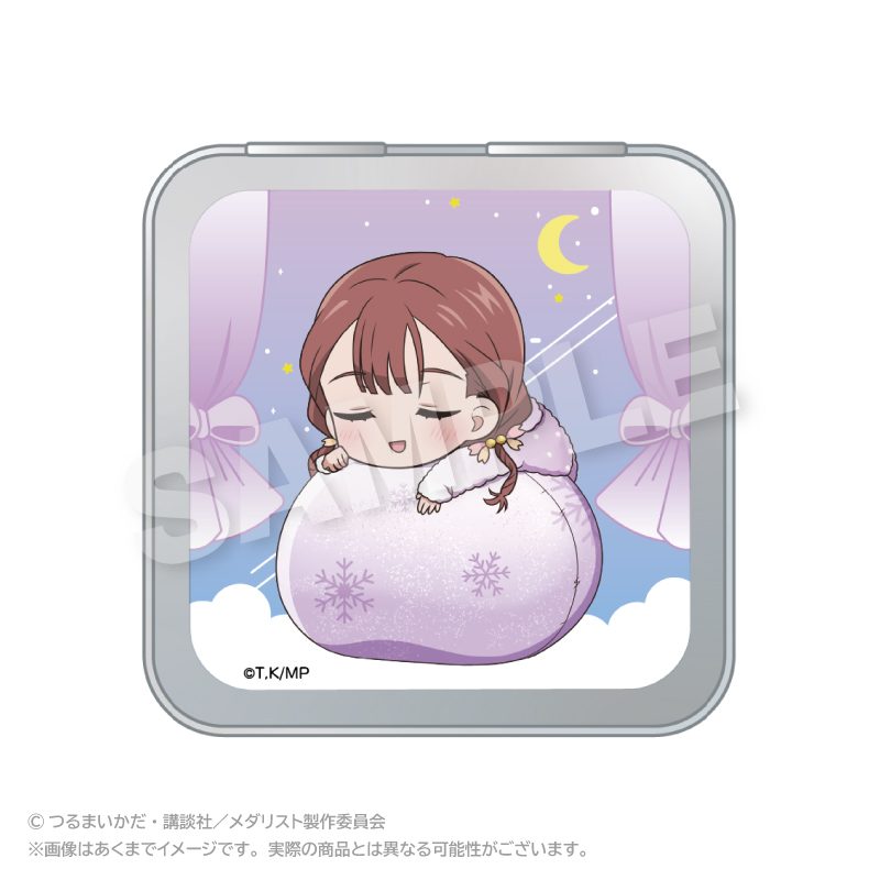 メダリスト ふわみんコレクション缶ケース 鹿本すず ("Medalist" Fuwamin Collection Can Case Kamoto Suzu)