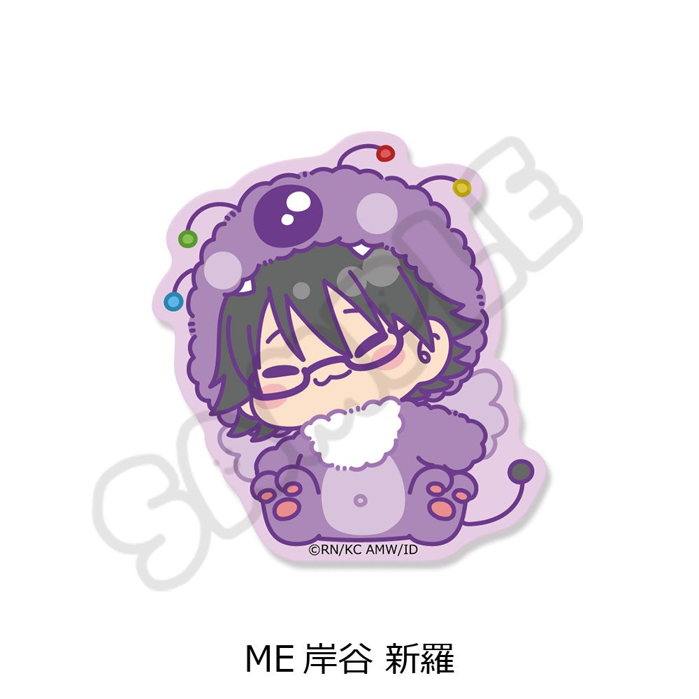 デュラララ!!×2 クリアステッカー ME 岸谷新羅 ("Durarara!!x2" Clear Sticker ME Kishitani Shinra)