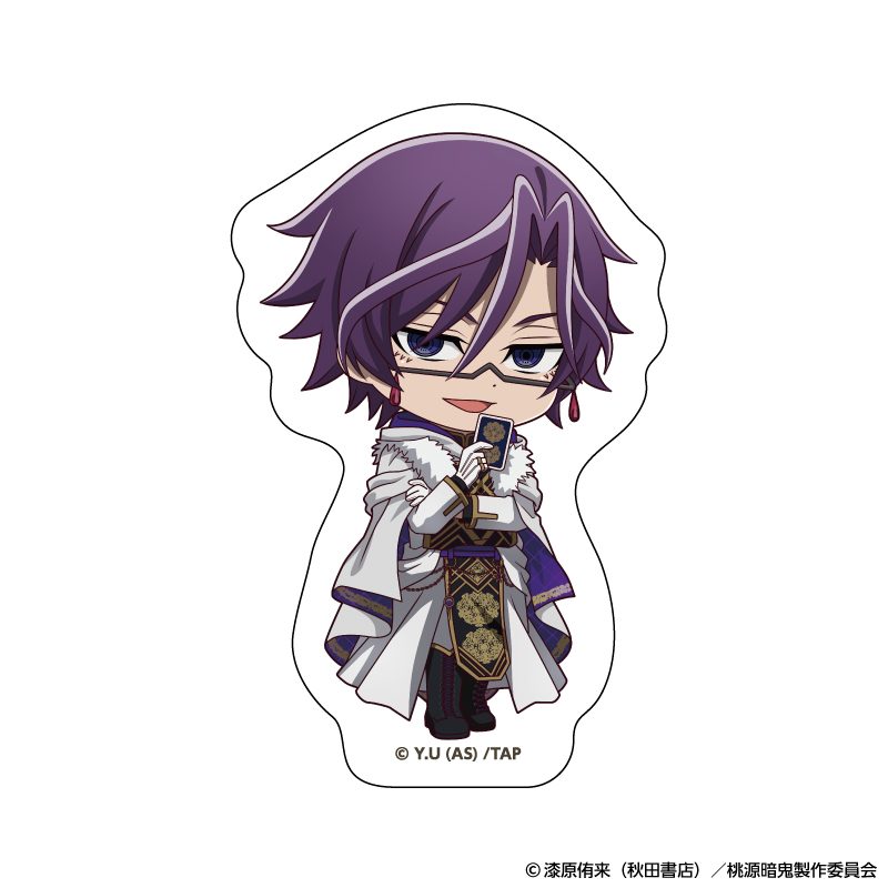 桃源暗鬼 ダイカットステッカー 人狼デフォルメ 桃華月詠 ("Tougen Anki" Die-cut Sticker Werewolf Deformed Momoka Tsukuyomi)