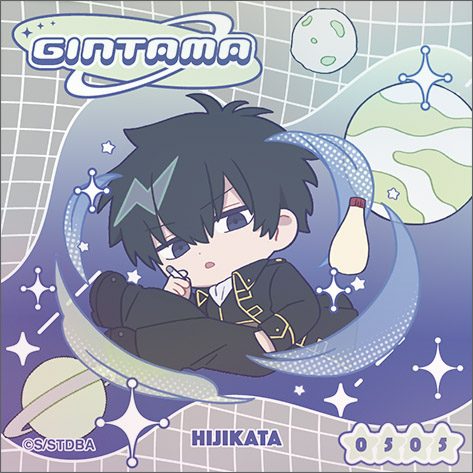 銀魂 ステッカー ぱすてるぽっぷ 土方十四郎 ("Gintama" Sticker Pastel Pop Hijikata Toushirou)