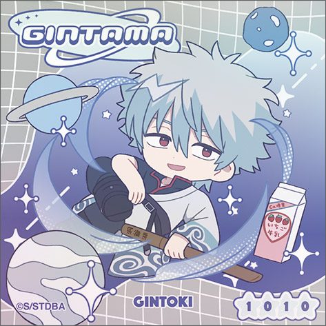 銀魂 ステッカー ぱすてるぽっぷ 坂田銀時 ("Gintama" Sticker Pastel Pop Sakata Gintoki)