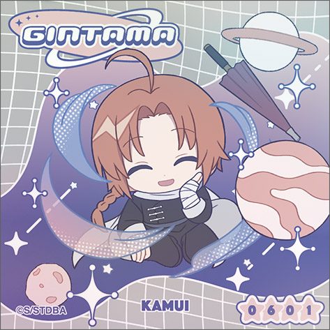 銀魂 ステッカー ぱすてるぽっぷ 神威 ("Gintama" Sticker Pastel Pop Kamui)