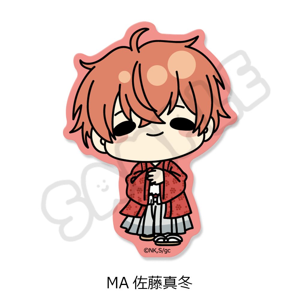 映画 ギヴン 海へ クリアダイカットステッカー MA 佐藤真冬 ("Given The Movie: To the Sea" Clear Die-cut Sticker MA Sato Mafuyu)