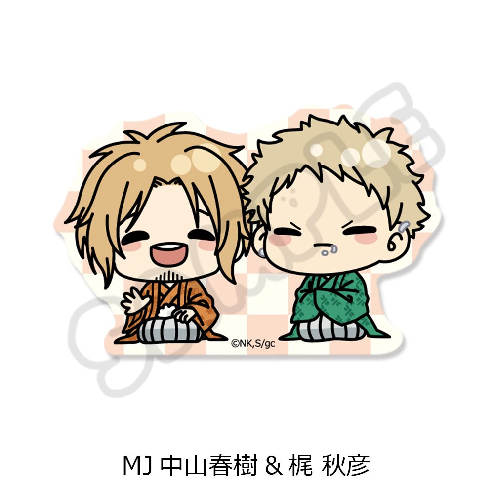 映画 ギヴン 海へ クリアダイカットステッカー MJ 中山春樹&梶秋彦 ("Given The Movie: To the Sea" Clear Die-cut Sticker MJ Nakayama Haruki & Kaji Akihiko)
