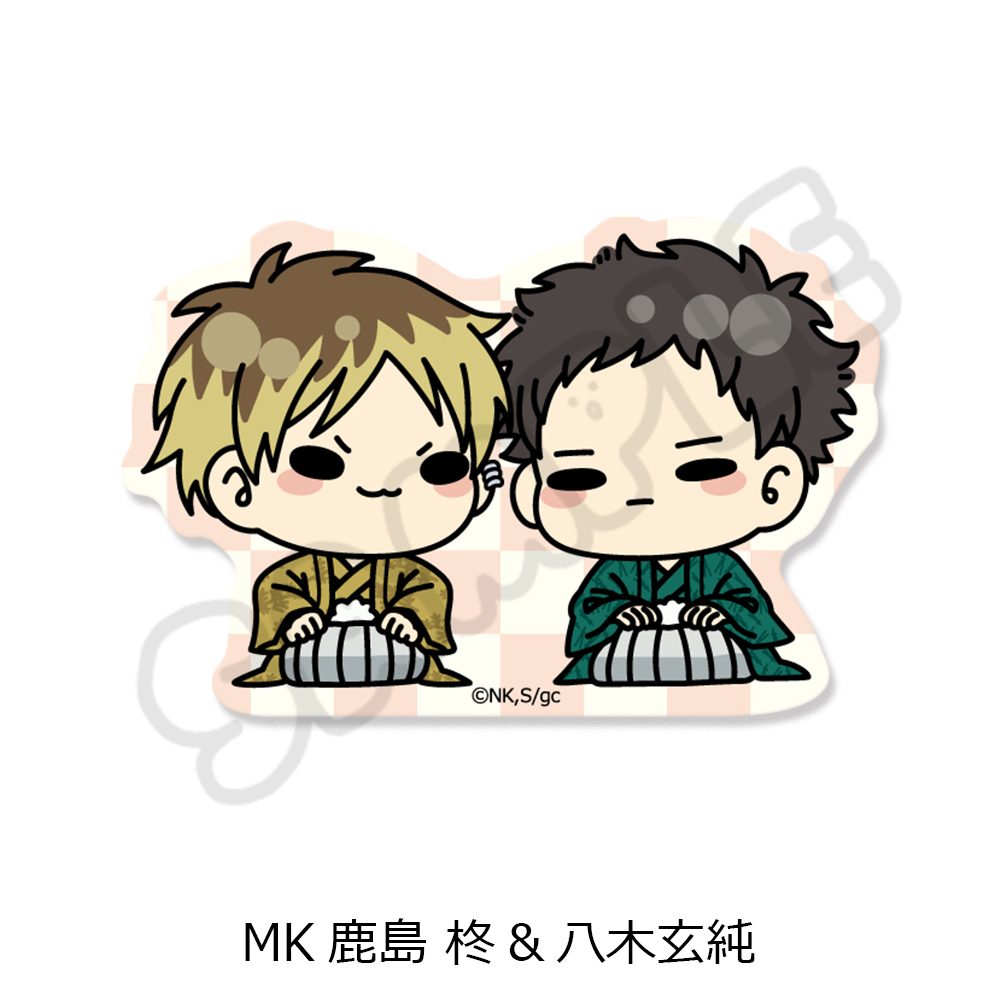 映画 ギヴン 海へ クリアダイカットステッカー MK 鹿島柊&八木玄純 ("Given The Movie: To the Sea" Clear Die-cut Sticker MK Kashima Hiiragi & Yagi Shizusumi)