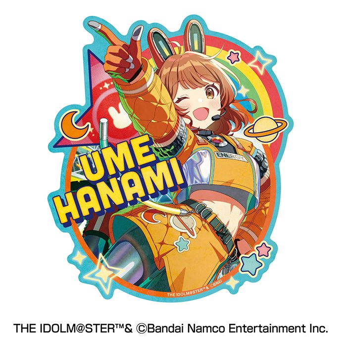 学園アイドルマスター トラベルステッカー2 11 花海佑芽 ("Gakuen Idolmaster" Travel Sticker 2 11 Hanami Ume)