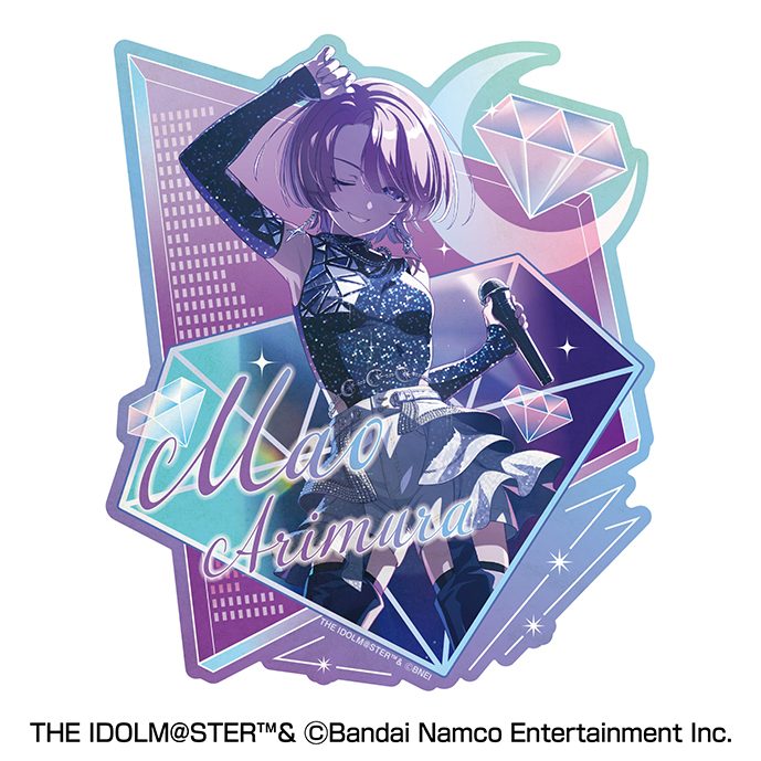 学園アイドルマスター トラベルステッカー2 4 有村麻央 ("Gakuen Idolmaster" Travel Sticker 2 4 Arimura Mao)