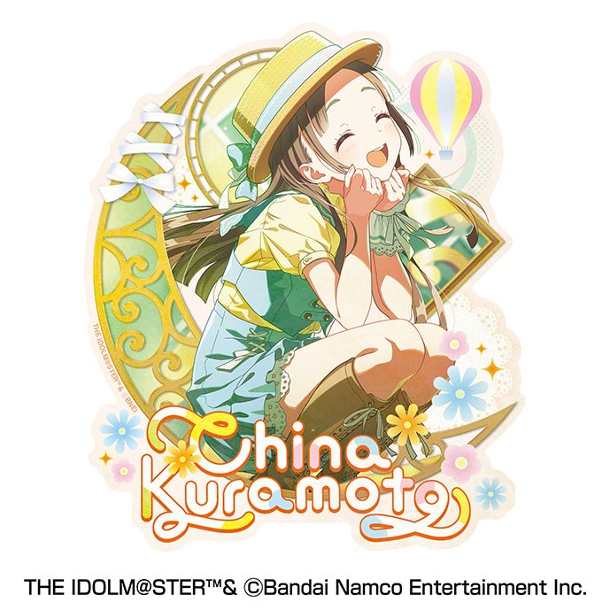 学園アイドルマスター トラベルステッカー2 6 倉本千奈 ("Gakuen Idolmaster" Travel Sticker 2 6 Kuramoto China)
