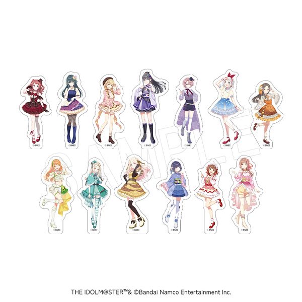学園アイドルマスター フレークシールセット スイーツVer. ("Gakuen Idolmaster" Flake Sticker Set Sweets Ver.)