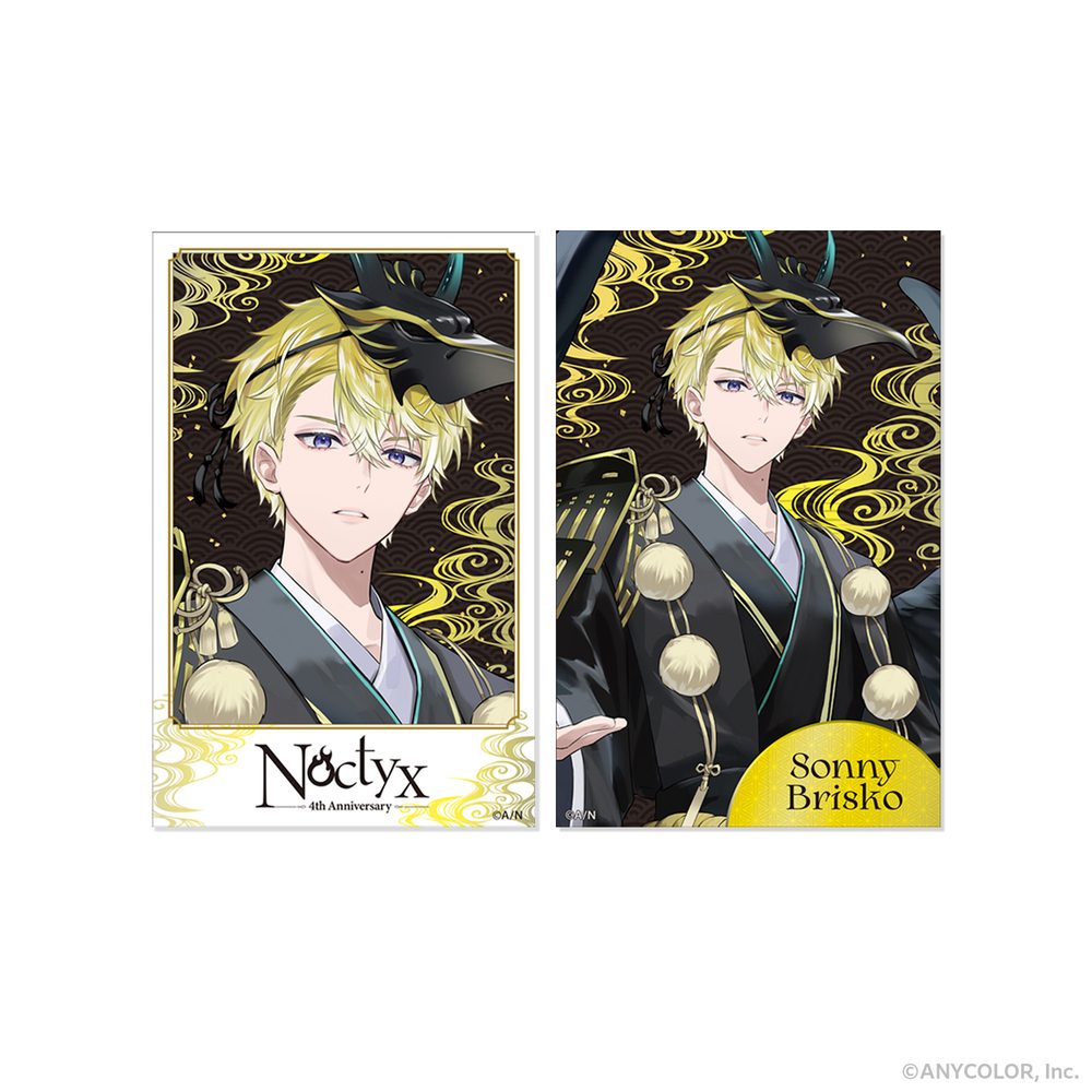 NIJISANJI EN 周年企画 Noctyx フォト風カード2枚セット サニー・ブリスコー (NIJISANJI EN Anniversary Project Noctyx Photo Style Card 2 Set Sonny Brisko)