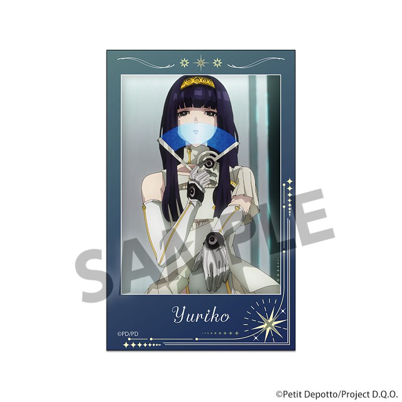 グノーシア インスタントフォト風ステッカー 夕里子 ("GNOSIA" Instant Photo Style Sticker Yuriko)
