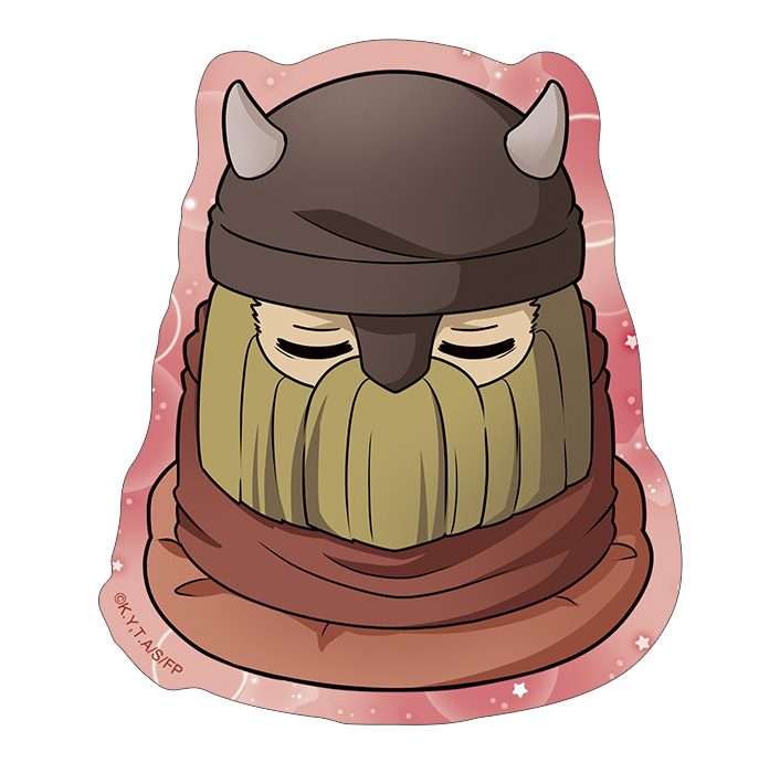 葬送のフリーレン ステッカー -ゆめをみるまほう- アイゼン ("Frieren: Beyond Journey's End" Sticker -Dream Magic- Eisen)
