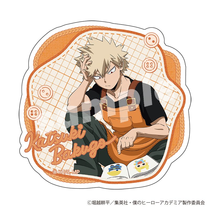 僕のヒーローアカデミア ステッカー 編め!あみぐるみ 爆豪勝己 ("My Hero Academia" Sticker Knit! Knitted Plush Bakugo Katsuki)