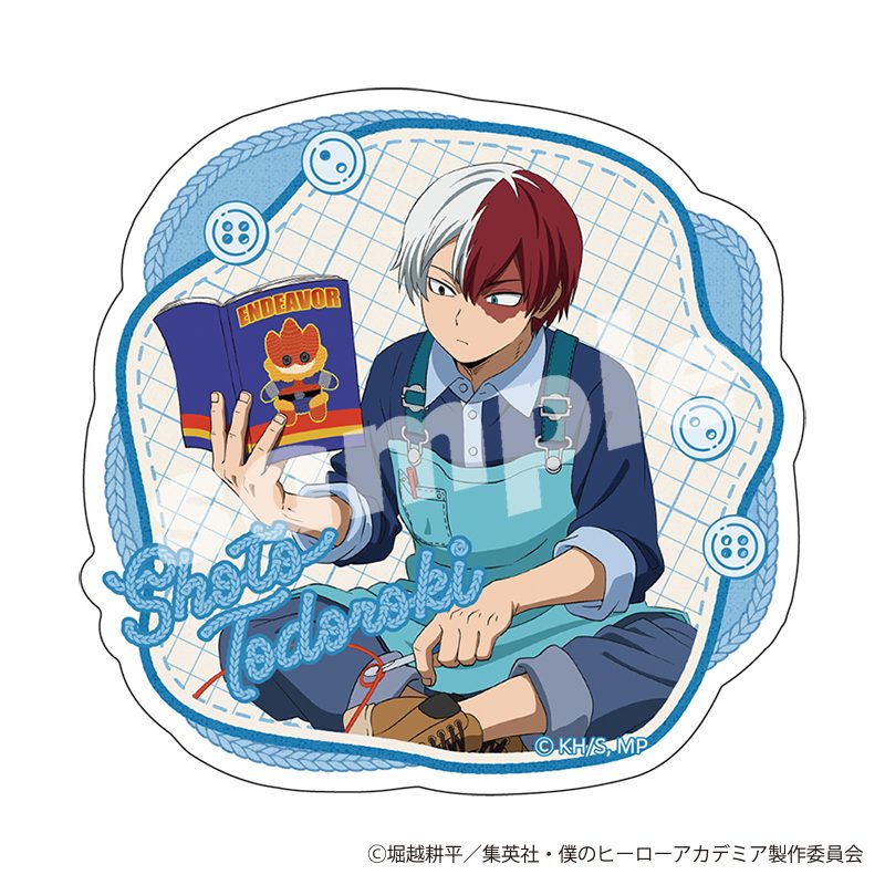 僕のヒーローアカデミア ステッカー 編め!あみぐるみ 轟焦凍 ("My Hero Academia" Sticker Knit! Knitted Plush Todoroki Shoto)