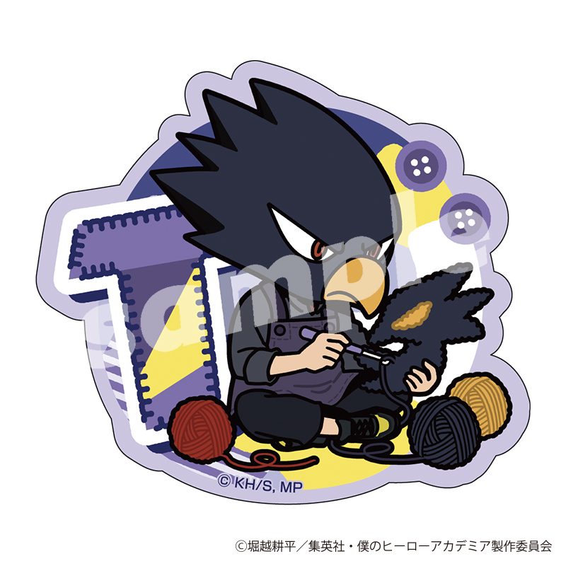 僕のヒーローアカデミア ステッカー 編め!あみぐるみデフォルメ 常闇踏陰 ("My Hero Academia" Sticker Knit! Knitted Plush Deformed Tokoyami Fumikage)