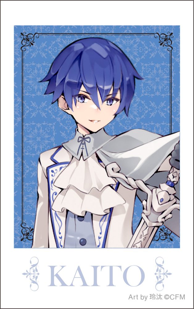 初音ミクシリーズ チェキプリント KAITO 騎士 Art by 玲汰 (Hatsune Miku Series Instax Print KAITO Knight Art by Reita)