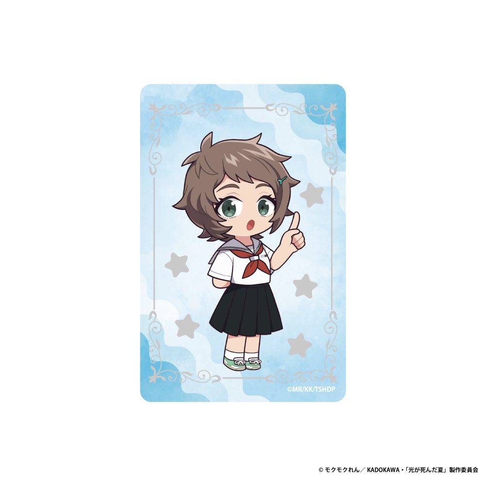 光が死んだ夏 箔押しアクリルカード 山岸朝子 ("The Summer Hikaru Died" Gilding Acrylic Card Yamagishi Asako)