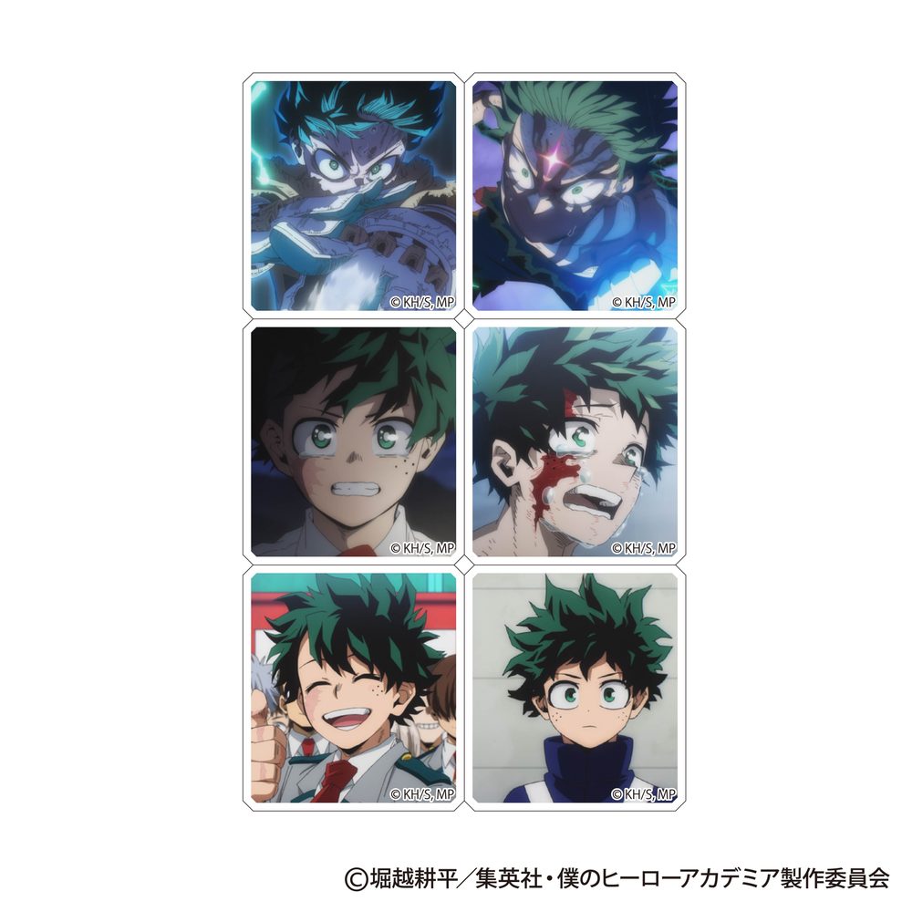 僕のヒーローアカデミア アクリルブロックシール A 緑谷出久 ("My Hero Academia" Acrylic Block Sticker A Midoriya Izuku)
