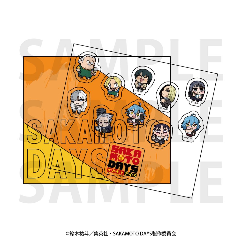 SAKAMOTO DAYS×大川ぶくぶ アクリルパーツセット ("Sakamoto Days" x Bkub Okawa Acrylic Parts Set)