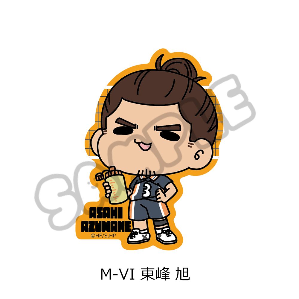 ハイキュー!! 第8弾 クリアカードステッカー(mochocho) M-VI 東峰旭 ("Haikyu!!" Vol. 8 Clear Card Sticker (mochocho) M-VI Azumane Asahi)