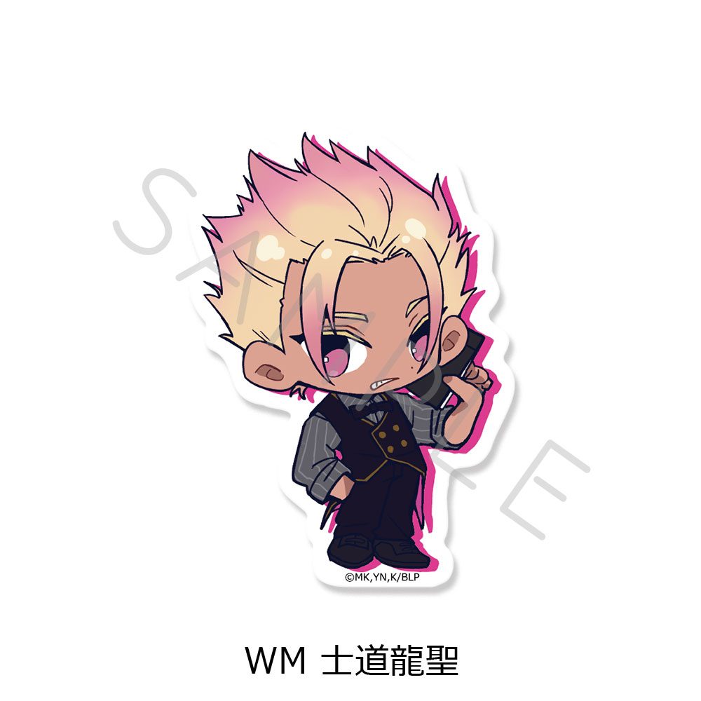 ブルーロック 第10弾 クリアダイカットステッカー EM 士道龍聖 ("Blue Lock" Vol. 10 Clear Die-cut Sticker EM Shidou Ryusei)