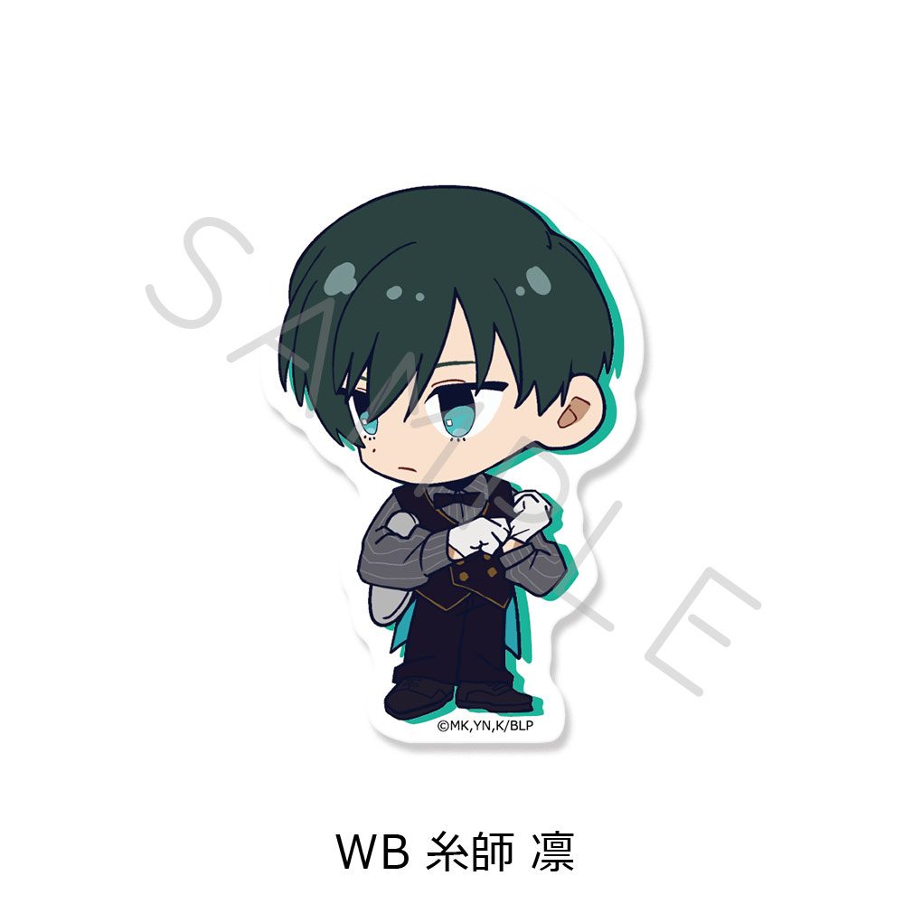 ブルーロック 第10弾 クリアダイカットステッカー WB 糸師凛 ("Blue Lock" Vol. 10 Clear Die-cut Sticker WB Itoshi Rin)