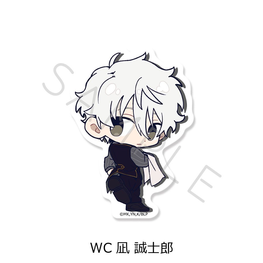 ブルーロック 第10弾 クリアダイカットステッカー WC 凪誠士郎 ("Blue Lock" Vol. 10 Clear Die-cut Sticker WC Nagi Seishiro)