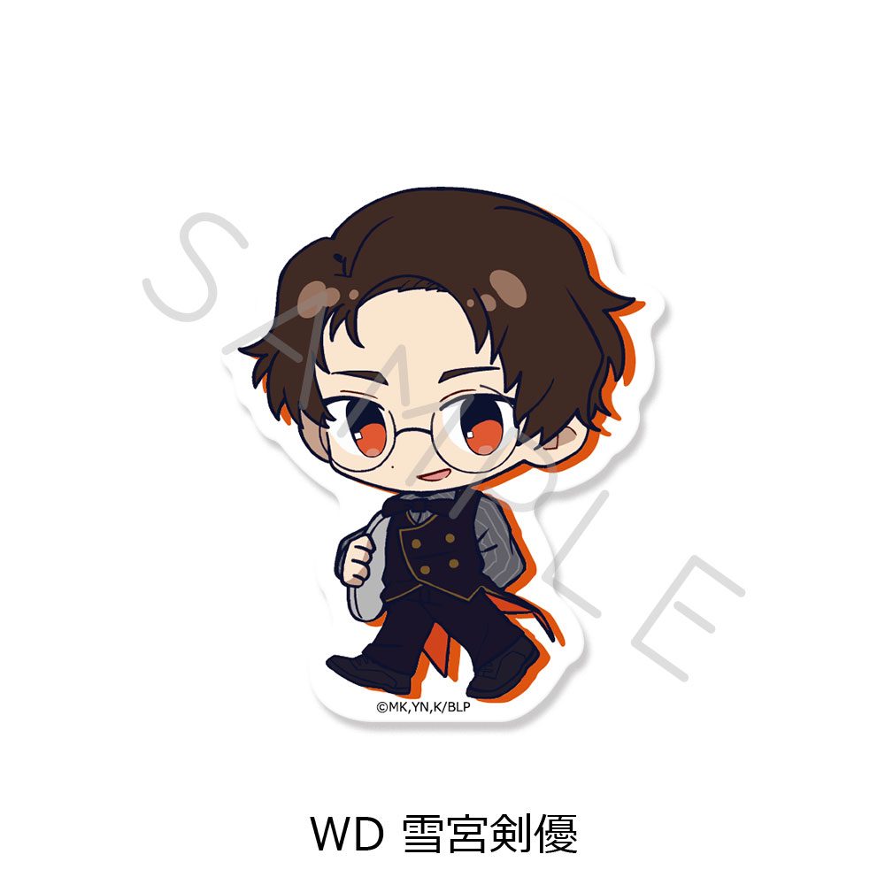 ブルーロック 第10弾 クリアダイカットステッカー WD 雪宮剣優 ("Blue Lock" Vol. 10 Clear Die-cut Sticker WD Yukimiya Kenyu)