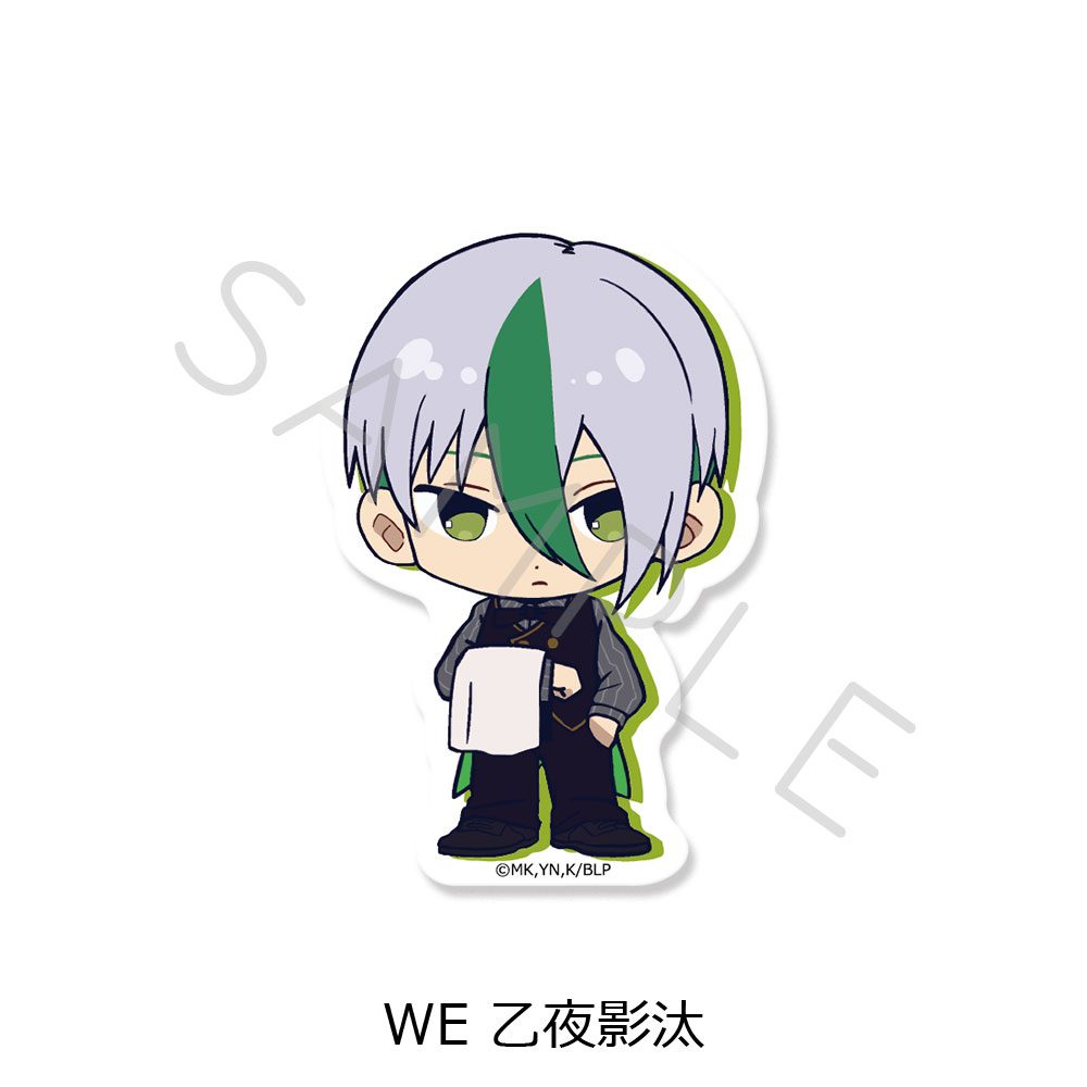 ブルーロック 第10弾 クリアダイカットステッカー WE 乙夜影汰 ("Blue Lock" Vol. 10 Clear Die-cut Sticker WE Otoya Eita)
