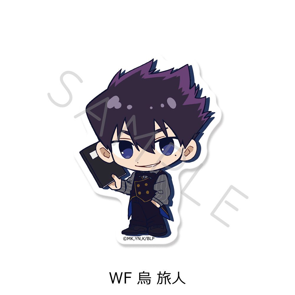 ブルーロック 第10弾 クリアダイカットステッカー WF 烏旅人 ("Blue Lock" Vol. 10 Clear Die-cut Sticker WF Karasu Tabito)