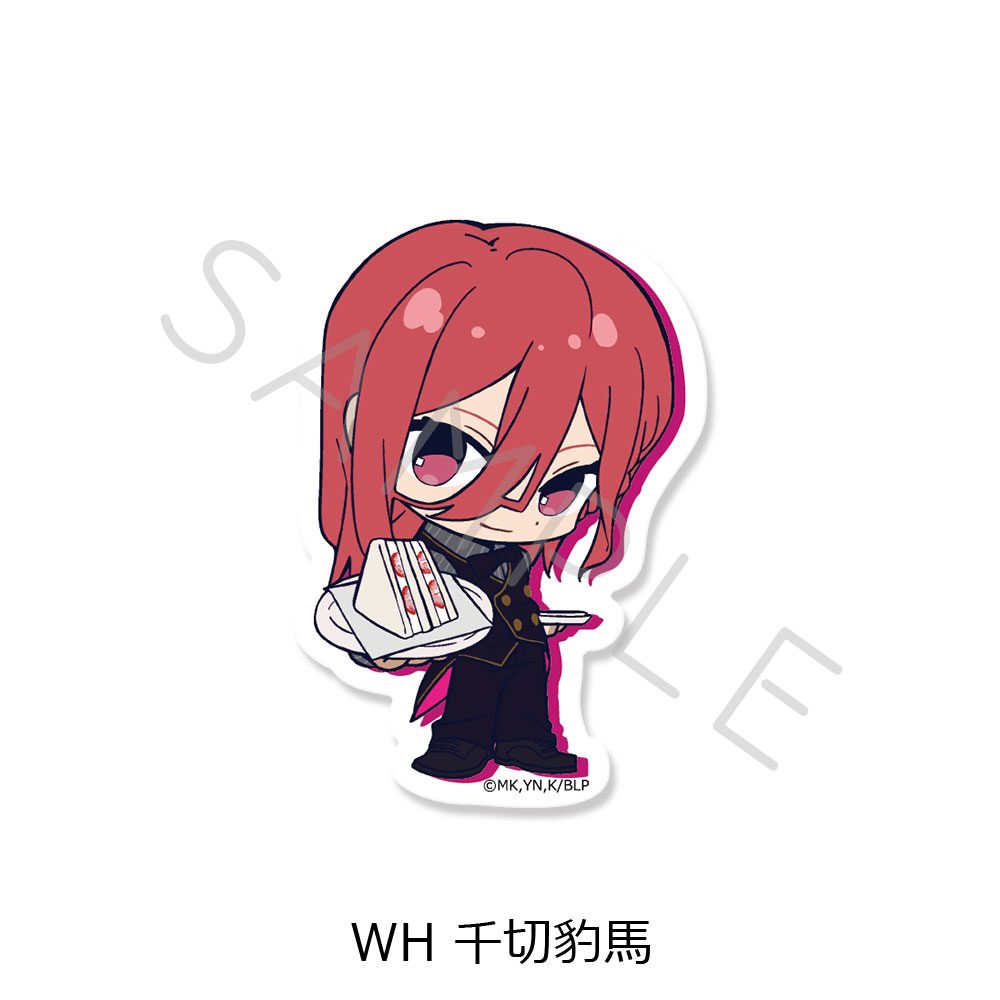 ブルーロック 第10弾 クリアダイカットステッカー WH 千切豹馬 ("Blue Lock" Vol. 10 Clear Die-cut Sticker WH Chigiri Hyoma)