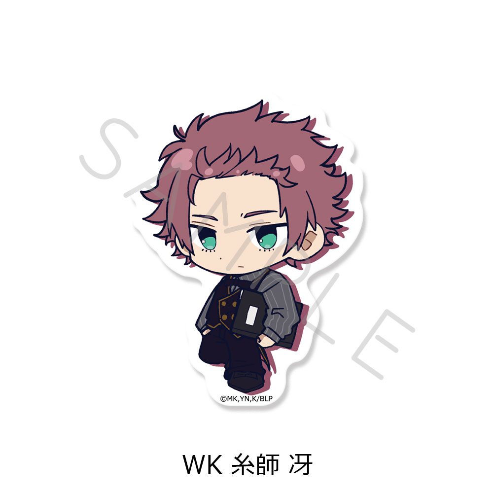 ブルーロック 第10弾 クリアダイカットステッカー WK 糸師冴 ("Blue Lock" Vol. 10 Clear Die-cut Sticker WK Itoshi Sae)