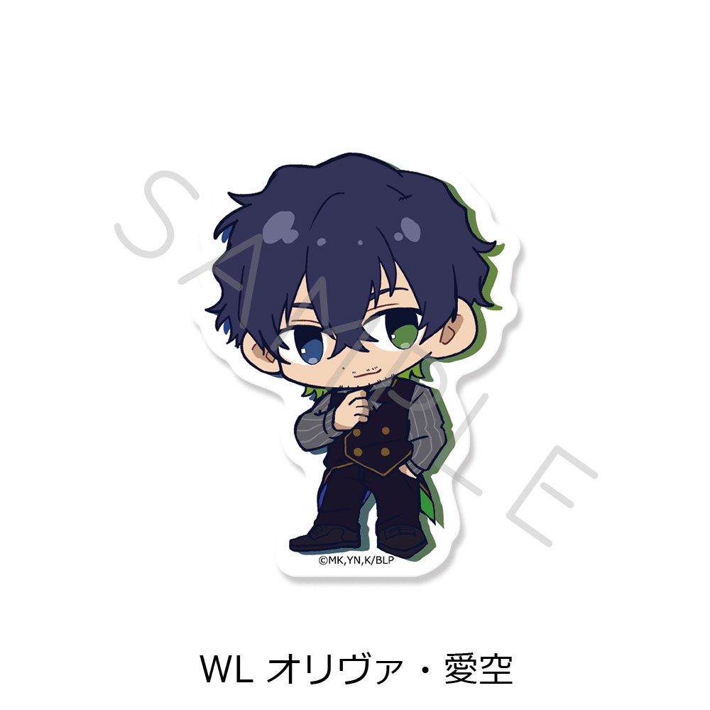 ブルーロック 第10弾 クリアダイカットステッカー WL オリヴァ・愛空 ("Blue Lock" Vol. 10 Clear Die-cut Sticker WL Oliver Aiku)