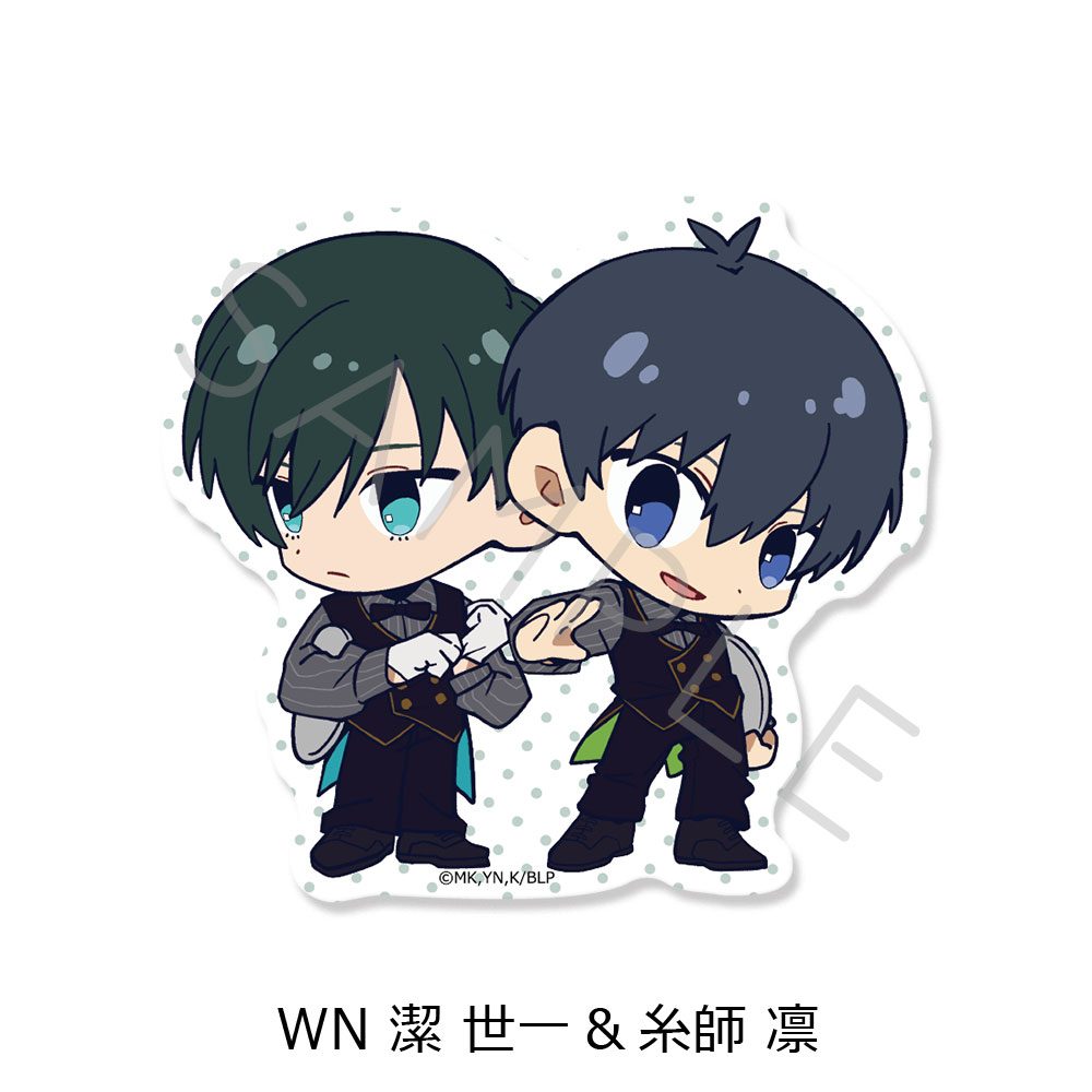 ブルーロック 第10弾 クリアダイカットステッカー WN 潔世一&糸師凛 ("Blue Lock" Vol. 10 Clear Die-cut Sticker WN Isagi Yoichi & Itoshi Rin)