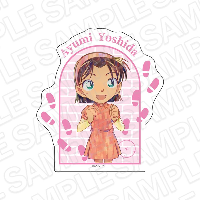 名探偵コナン ダイカットステッカー PALE TONE series 吉田歩美 Vol.6 ("Detective Conan" Die-cut Sticker Pale Tone Series Yoshida Ayumi Vol. 6)