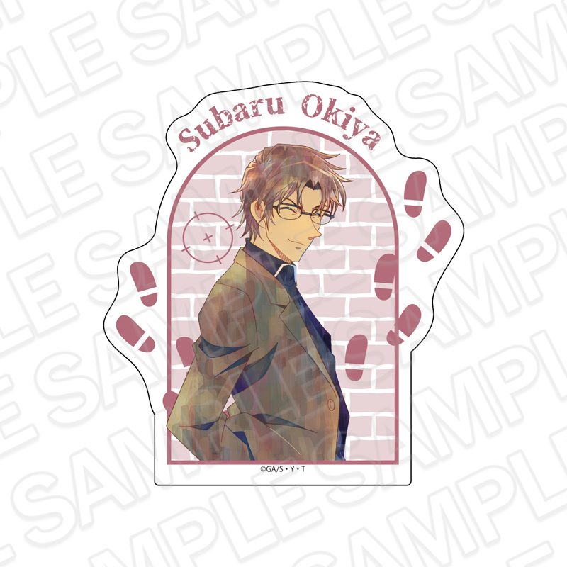 名探偵コナン ダイカットステッカー PALE TONE series 沖矢昴 Vol.6 ("Detective Conan" Die-cut Sticker Pale Tone Series Okiya Subaru Vol. 6)