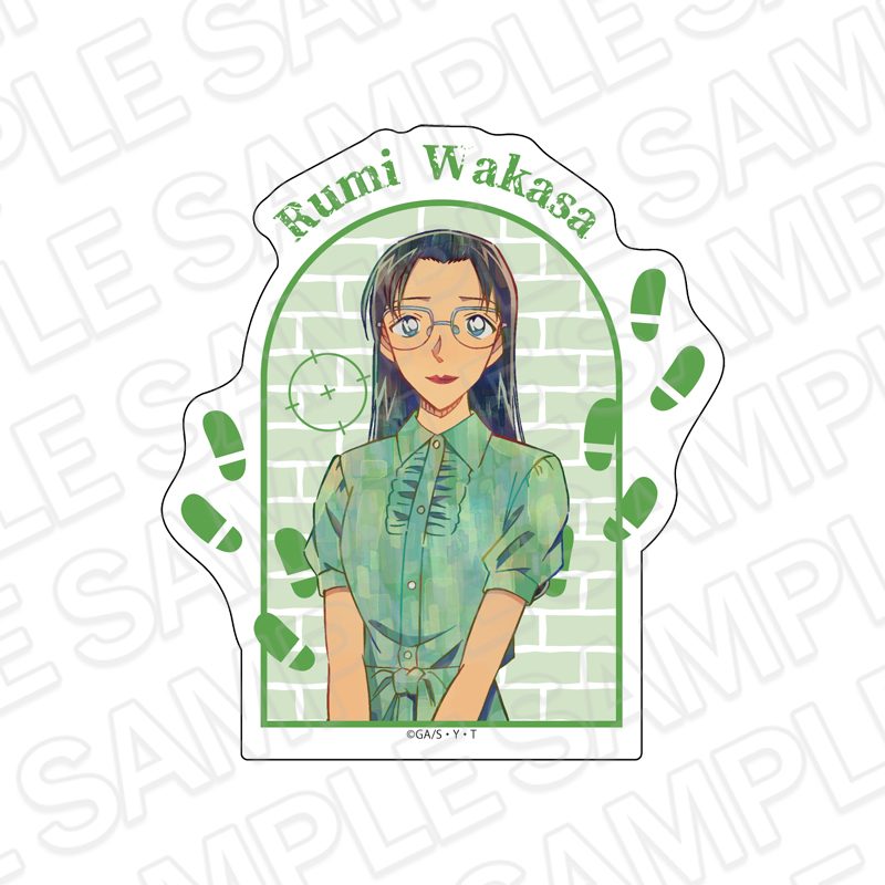 名探偵コナン ダイカットステッカー PALE TONE series 若狭留美 Vol.6 ("Detective Conan" Die-cut Sticker Pale Tone Series Wakasa Rumi Vol. 6)