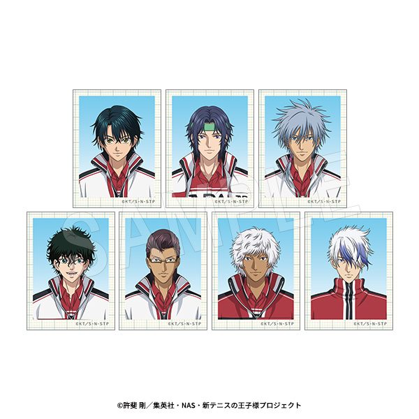 新テニスの王子様 選手名鑑ステッカーセット TypeA ("New The Prince of Tennis" Players File Sticker Sheet Type A)